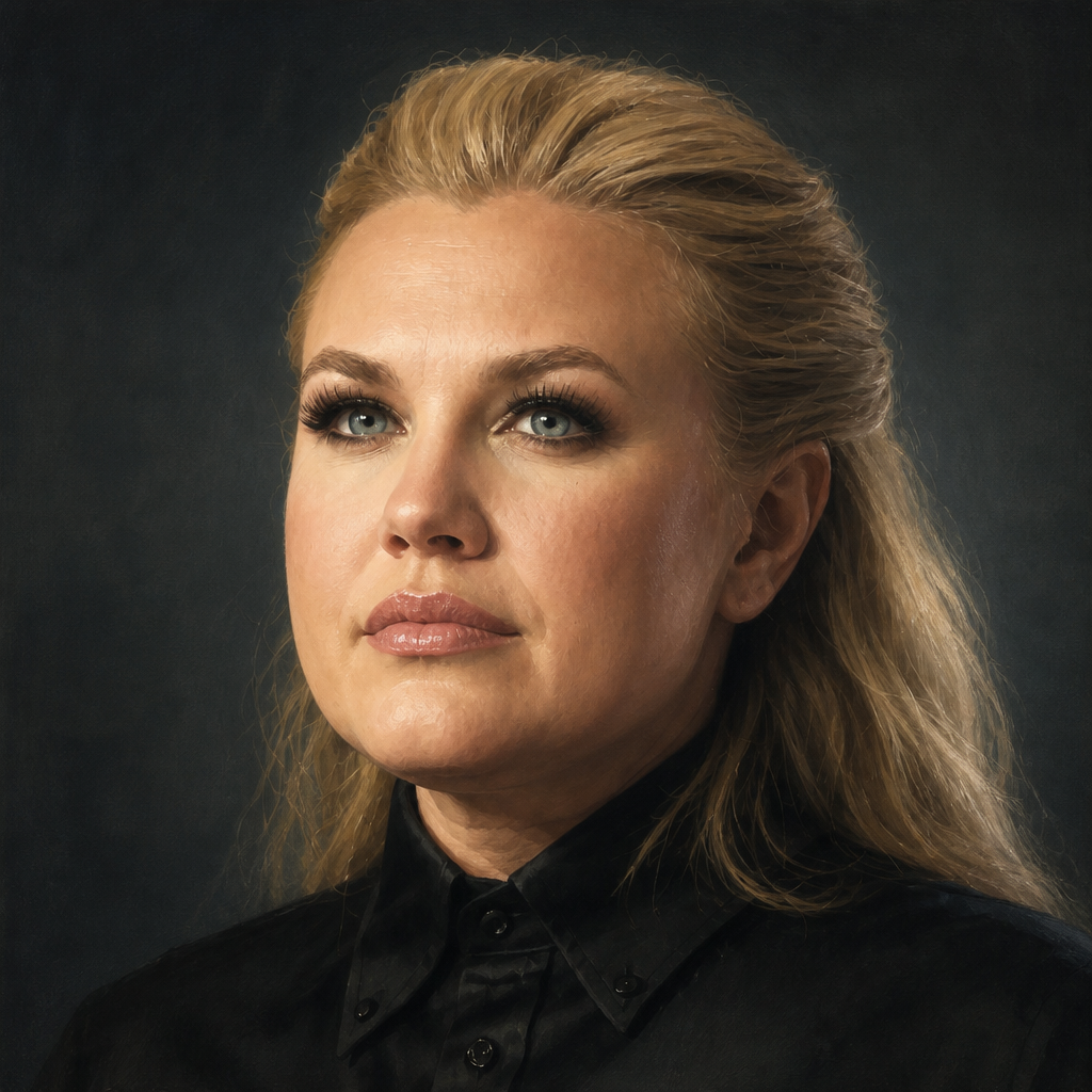 Rendered likeness of Erika Kirk