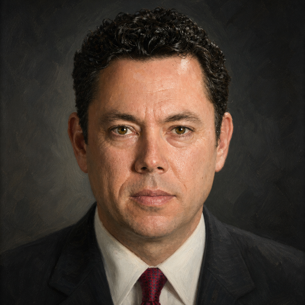 Rendered likeness of Jason Chaffetz