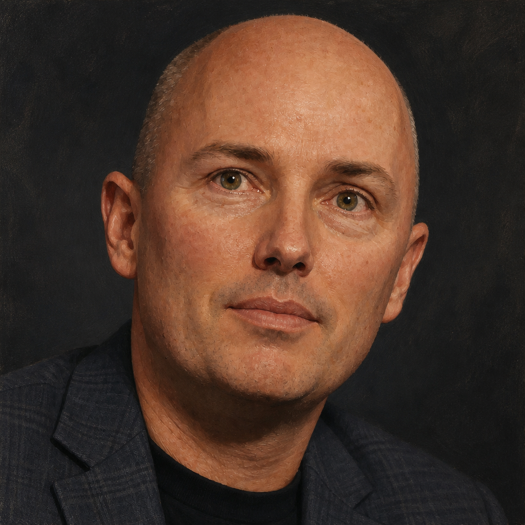 Rendered likeness of Spencer Cox